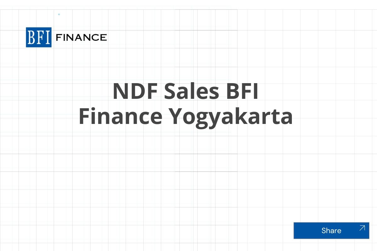 NDF Sales BFI Finance Yogyakarta