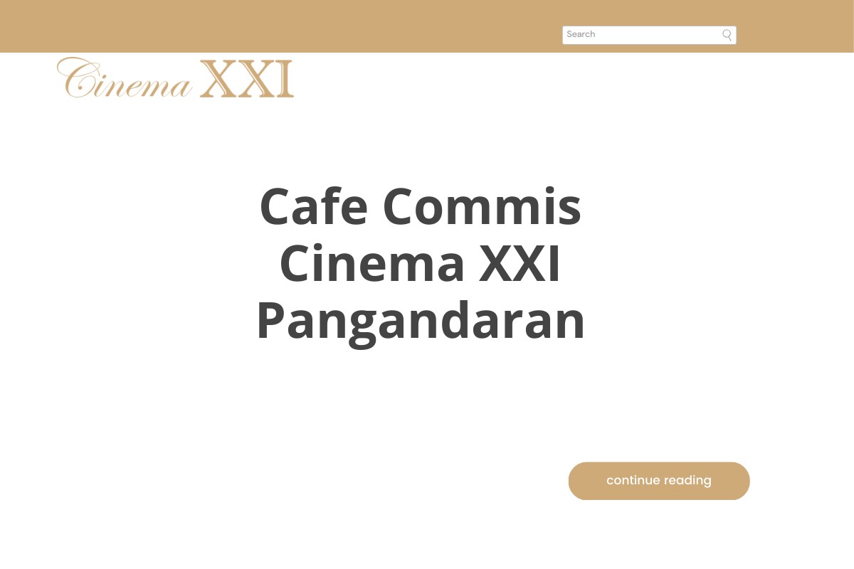 Cafe Commis Cinema XXI Pangandaran