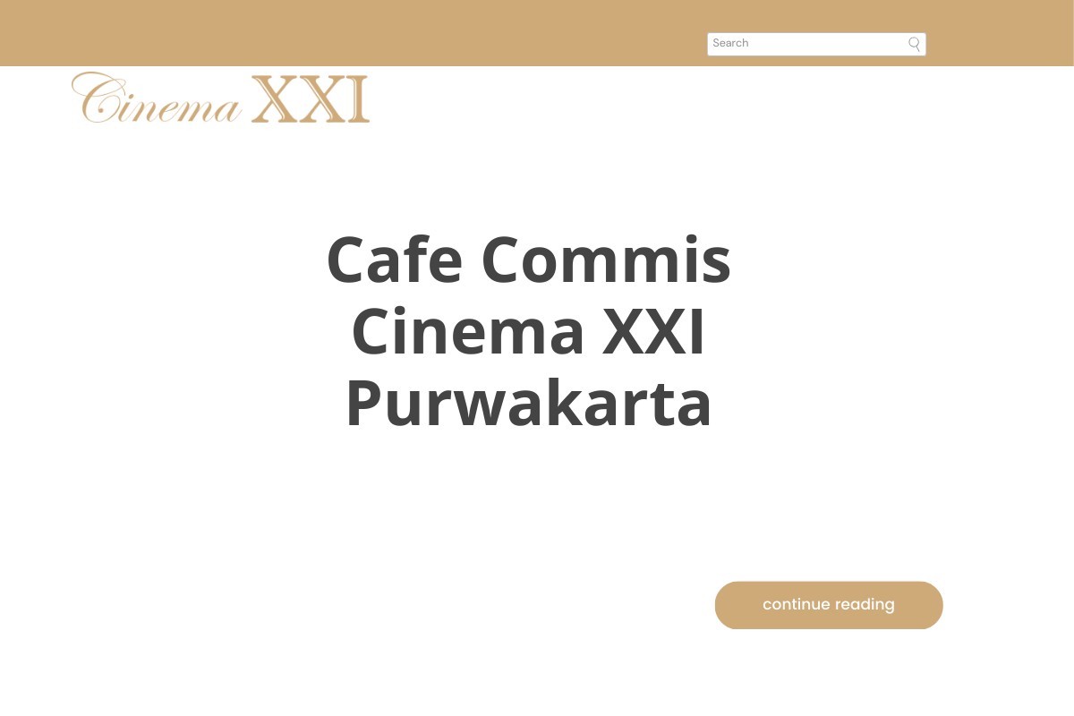 Cafe Commis Cinema XXI Purwakarta