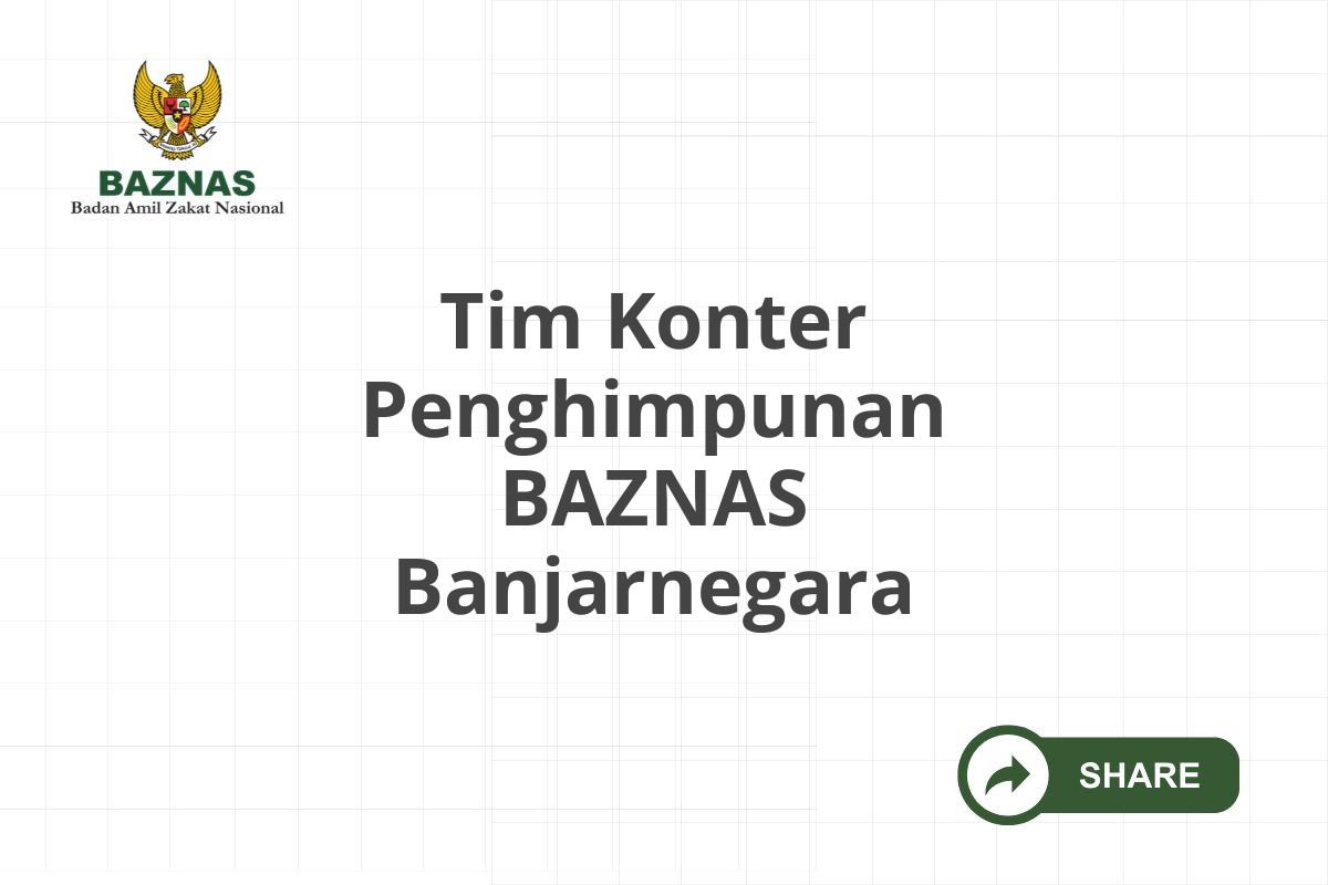 Tim Konter Penghimpunan BAZNAS Banjarnegara