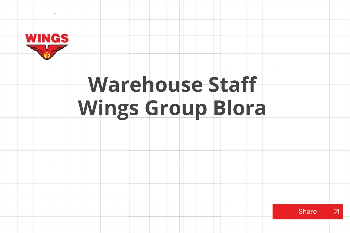 Warehouse Staff Wings Group Blora