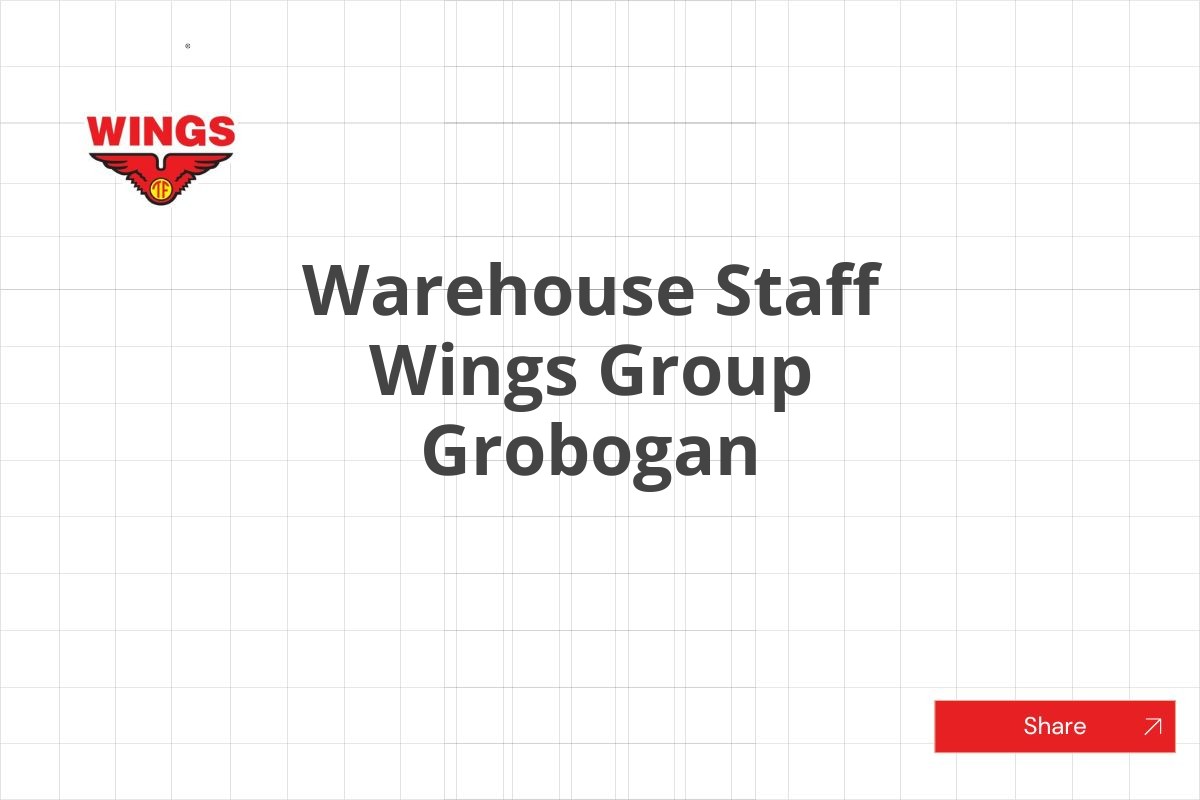 Warehouse Staff Wings Group Grobogan