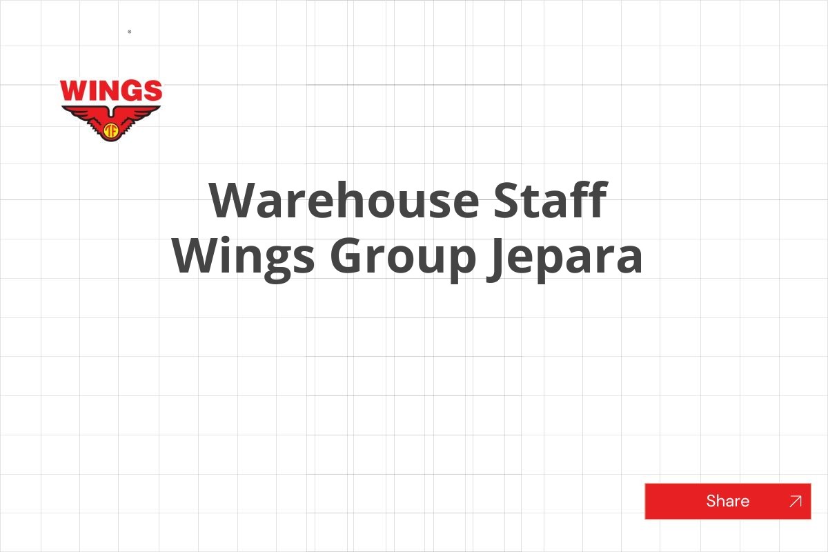 Warehouse Staff Wings Group Jepara