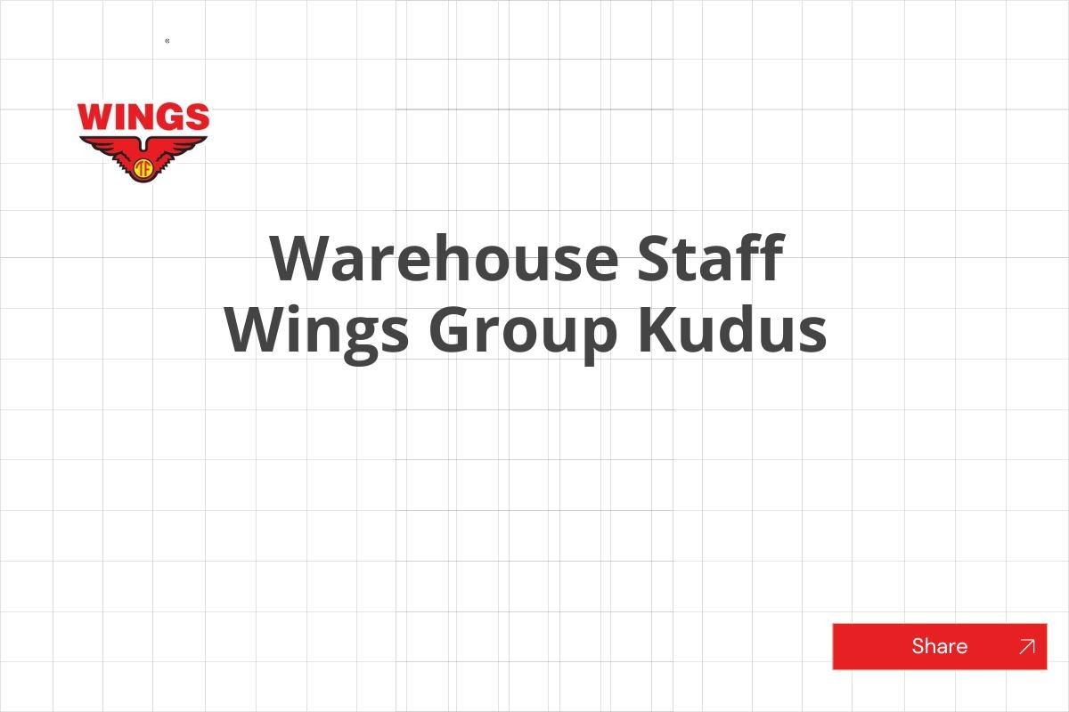 Warehouse Staff Wings Group Kudus
