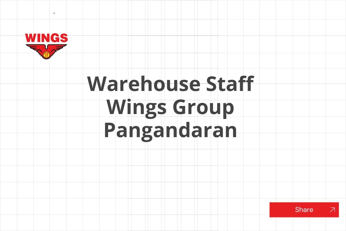 Warehouse Staff Wings Group Pangandaran